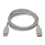 Aisens Cable de Extensión USB 2.0 de 3m, Tipo A Macho a Hembra, Beige